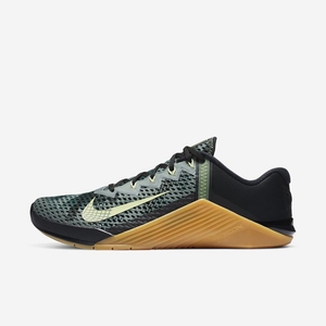 Chaussure De Crossfit Nike Metcon 6 Noir 6351-879 Black/Limelight/Gum Medium Brown/Limelight Homme | JRZ-42776717